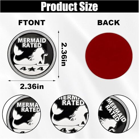Dogs Badge Rated Car Emblem, 4 x 4 3D Metal Car Badge Decals Stickers Round Emblem Decals, Car Exterior Emblems Badge Compatible with Jeep Wrangler Vehicles Trucks SUV RV in Saudi Arabia