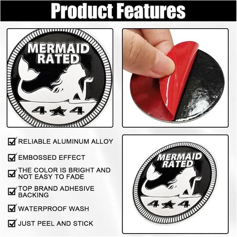 Dogs Badge Rated Car Emblem, 4 x 4 3D Metal Car Badge Decals Stickers Round Emblem Decals, Car Exterior Emblems Badge Compatible with Jeep Wrangler Vehicles Trucks SUV RV in Saudi Arabia