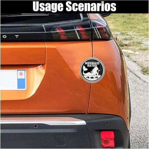 Dogs Badge Rated Car Emblem, 4 x 4 3D Metal Car Badge Decals Stickers Round Emblem Decals, Car Exterior Emblems Badge Compatible with Jeep Wrangler Vehicles Trucks SUV RV in Saudi Arabia