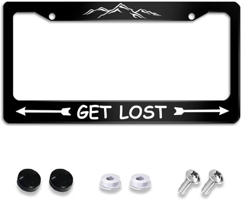 Animal Cow Print White Black Spot License Plate Frame Newest Customized Decorative Frames Stainless Aluminum Car Tag Cover Holder Auto Car for US Canada Standard 12" x 6" with 2 Holes and Screws in Saudi Arabia
