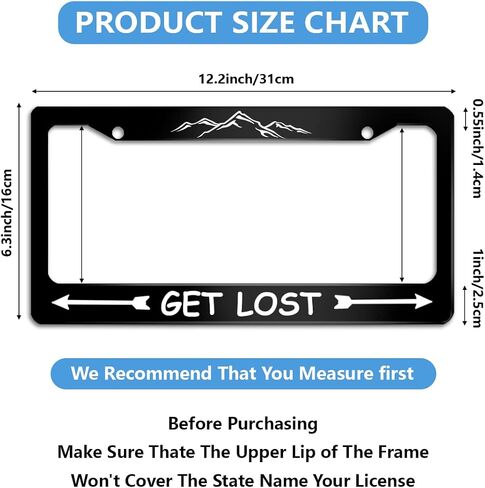 Animal Cow Print White Black Spot License Plate Frame Newest Customized Decorative Frames Stainless Aluminum Car Tag Cover Holder Auto Car for US Canada Standard 12" x 6" with 2 Holes and Screws in Saudi Arabia