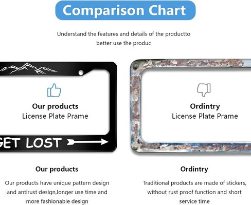 Animal Cow Print White Black Spot License Plate Frame Newest Customized Decorative Frames Stainless Aluminum Car Tag Cover Holder Auto Car for US Canada Standard 12" x 6" with 2 Holes and Screws in Saudi Arabia