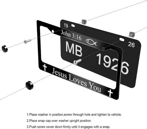 Animal Cow Print White Black Spot License Plate Frame Newest Customized Decorative Frames Stainless Aluminum Car Tag Cover Holder Auto Car for US Canada Standard 12" x 6" with 2 Holes and Screws in Saudi Arabia