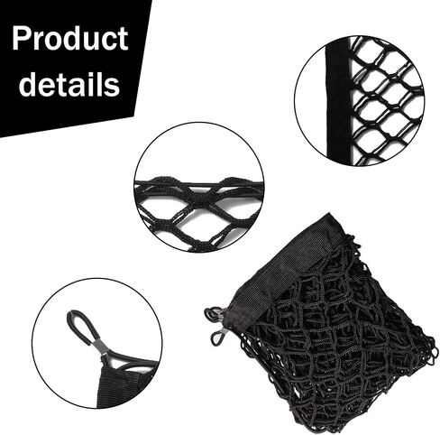 Amiss Truck Bed Cargo Net Stretchable, Adjustable Trunk Storage Net with Hook, Accessories for Pickup Bed Divider Organizer and Storage, Compatible with Chevy Silverado Ford F150 GMC (50"x 18") in Saudi Arabia