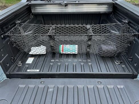 3 Pocket Style Elastic Trunk Cargo Net for Hyundai Santa Cruz 2022-2024 - Premium Trunk Organizers & Storage - Cargo Net for Pickup Truck Bed - Truck Bed Divider - Car Organizer for Pickup in Saudi Arabia