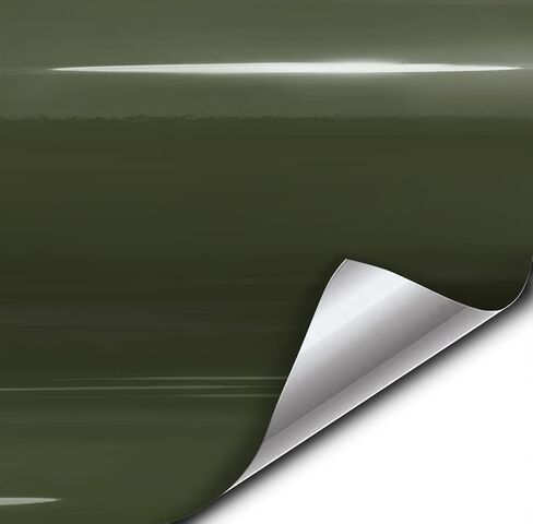 VViViD Gloss Military Green Premium Vinyl Wrap Film (25ft x 5ft) in Saudi Arabia