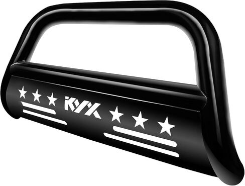 KYX Front Bumper Compatible with 07-18 Jeep Wrangler JK and JK Unlimited Rock Crawler, Bull Bar Grille Guard with Winch Plate and D-Rings in Saudi Arabia