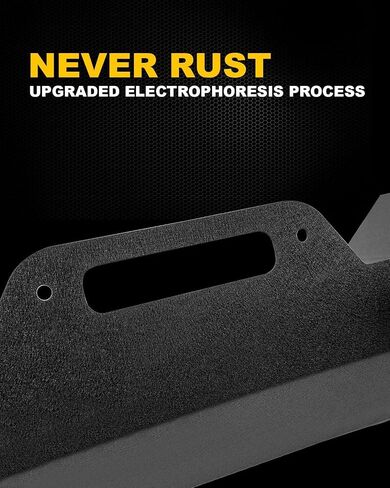 KYX Front Bumper Compatible with 07-18 Jeep Wrangler JK and JK Unlimited Rock Crawler, Bull Bar Grille Guard with Winch Plate and D-Rings in Saudi Arabia