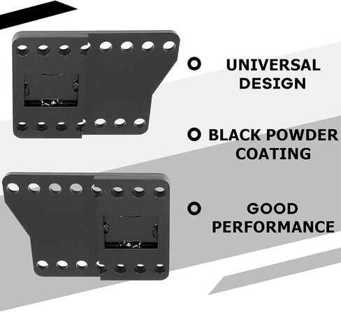 HECASA Black Universal Snowplow Mount Drop Bracket Lift Level Kit Correction Powder Coated Heavy Duty Steel in Saudi Arabia