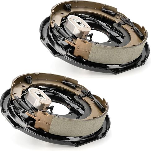 12x2 7K مجموعة فرامل مقطورة كهربائية ذاتية الضبط 6/8 العروة تناسب 5200 6000 7000 رطل PJ Al-Ko منصات تفريغ الفرامل أحذية مغناطيس تحويل هيدروليكي يستبدل K23-180-00 023-105-00 023-106-00 in Kuwait