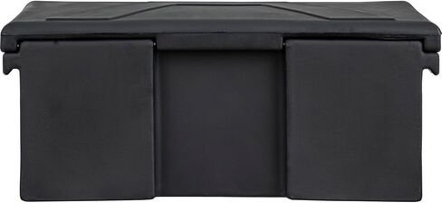 منتجات المشترين 1712230 صندوق متعدد الأغراض من البوليستر الأسود، 32.1 × 14.9 × 13.75 بوصة، 2.6 متر مكعب. قدم، صنع في الولايات المتحدة الأمريكية، صندوق أدوات المقاول للتخزين والتنظيم، صندوق عمل متين in Saudi Arabia