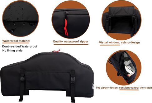 غطاء ونش، غطاء واقٍ مقاوم للماء عالي الجودة مقاوم للأشعة فوق البنفسجية، ملحقات ونش داخلية/خارجية، غطاء غبار مقاوم للطقس للروافع الكهربائية حتى 12000 رطل (بدون بطانة) in Kuwait