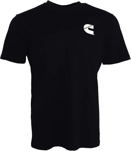 Cummins Men's Standard Short Sleeve T-Shirt, Black, Large in Saudi Arabia