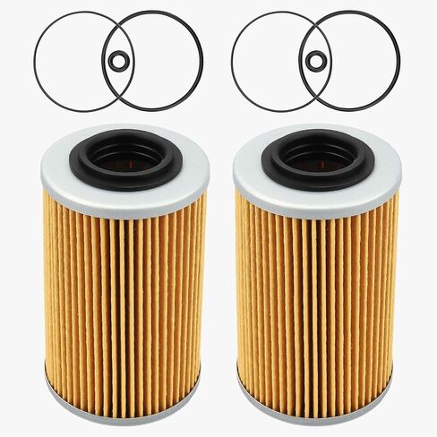 420956741 فلتر الزيت ومجموعة O-Ring لـ Sea-Doo GTI GTS Se GTR GTX RXP RXT RXPX RXTX 130 185 215 255 محرك القارب النفاث استبدال KN-556 711956741 2-Pack in Saudi Arabia