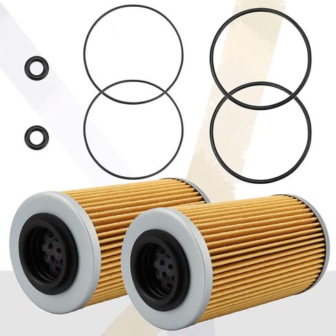 420956741 فلتر الزيت ومجموعة O-Ring لـ Sea-Doo GTI GTS Se GTR GTX RXP RXT RXPX RXTX 130 185 215 255 محرك القارب النفاث استبدال KN-556 711956741 2-Pack in Saudi Arabia