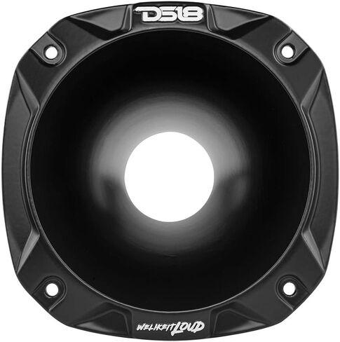 DS18 PRO-HA102/BK مسمار ألومنيوم 2 بوصة 100 درجة على القرن (أسود) - بوق خروج الدليل الموجي لسائقي الضغط in Saudi Arabia