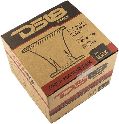 DS18 PRO-HA102/BK مسمار ألومنيوم 2 بوصة 100 درجة على القرن (أسود) - بوق خروج الدليل الموجي لسائقي الضغط in Saudi Arabia