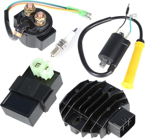WFLNHB Spark Plug CDI Ignition Coil Starter Relay Rectifier Replacement for 1999-2004 Sportrax TRX400EX in Saudi Arabia