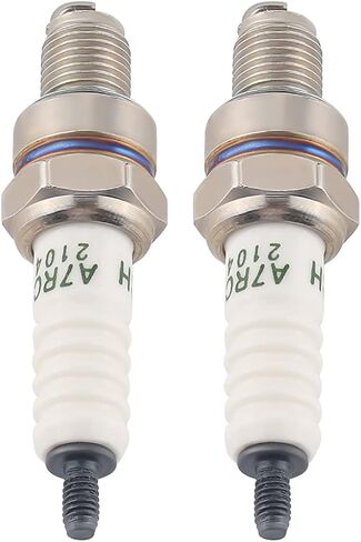 2 Packs CR7HSA A7TC Spark Plug Replacement for 50cc 70cc 90cc 110cc 125cc Scooter Dirt Pocket Bike ATV Moped Quad Torch A7T A7RTC T1137C stk 4549 4629 C7HSA in Saudi Arabia