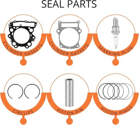 83 مم متوافق مع مكبس ياماها بيج بير 400 اسطوانة متوافق مع 1993-2012 ياماها بيج بير 400 استبدال 4GB-11310-00-00 1UY-11181-01-00 مجموعة حشية المكبس الاسطوانة العلوية in Kuwait