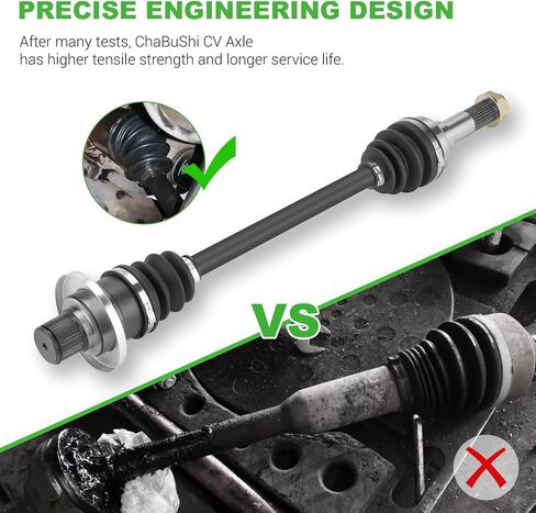 2PCS Rear Left Right CV Axle Drive Shaft for Yamaha Rhino 450 660 YXR45F YXR66F, Rhino 660 Exploring Special Edition 2006 2007 5UG-F530U-20-00 5UG-F530W-02-00 Replacement in Saudi Arabia