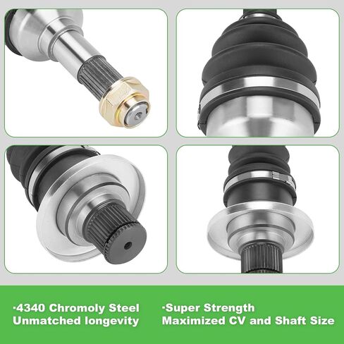 2PCS Rear Left Right CV Axle Drive Shaft for Yamaha Rhino 450 660 YXR45F YXR66F, Rhino 660 Exploring Special Edition 2006 2007 5UG-F530U-20-00 5UG-F530W-02-00 Replacement in Saudi Arabia