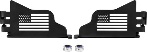 أوتاد قدم رانجلر لسيارة جيب رانجلر JK JL Gladiator JT 2007 إلى 2024، دواسات راحة مطلية بمسحوق معدني مع علم الولايات المتحدة، عبوتان in Kuwait