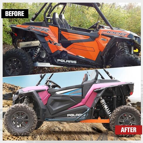 HAKA TOUGH Nerf Bars Rock Sliders for 2014-2022 Polaris RZR XP4 1000 / RZR 4 900 /XP 4 Turbo, 4 Seater Heavy Duty Side Steps Mud Tree Kickers Accessories in Saudi Arabia
