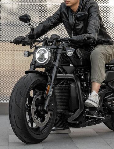 واقيات محرك الدراجة النارية KEMIMOTO متوافقة مع Sportster S 1250 2021 2022 2023 2024 Crash Bars، أسود in Kuwait