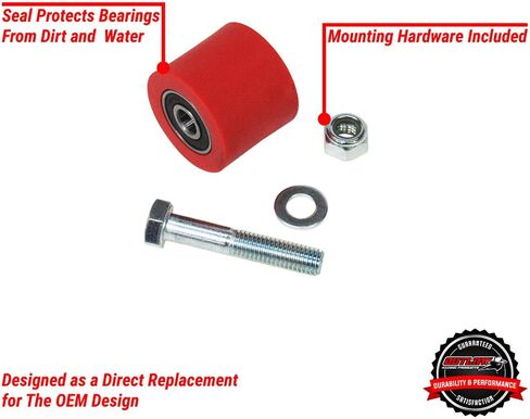 Outlaw Racing OR3074R Chain Roller Guide 34X28mm Red Predator 500 Trx250X Mx125 in Saudi Arabia