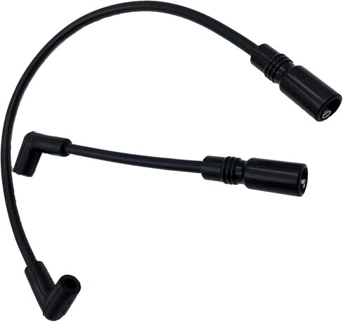 أسلاك توصيل شرارة سوداء مقاس 8.8 مم متوافقة مع Harley Davidson FXST FLST Softail FLS 00-17 in Kuwait