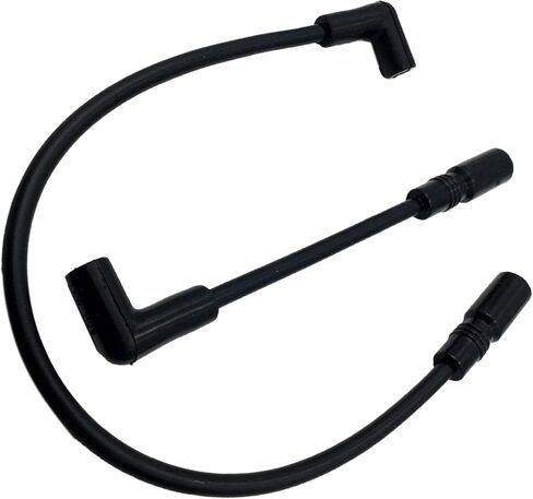 أسلاك توصيل شرارة سوداء مقاس 8.8 مم متوافقة مع Harley Davidson FXST FLST Softail FLS 00-17 in Kuwait