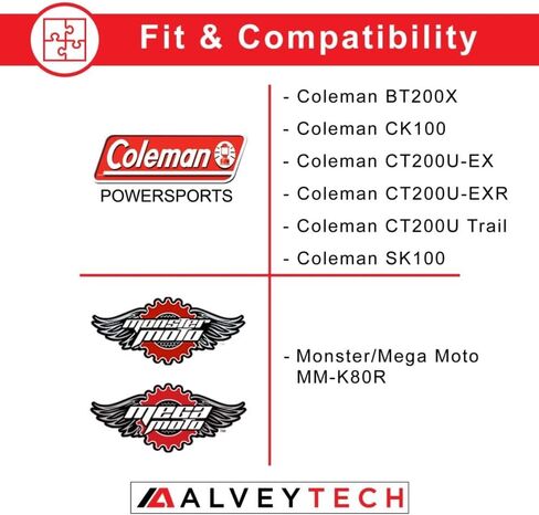 AlveyTech 5 mm x 5 mm x 45 mm Square Axle Key - Replacement for the Coleman BT200X, BT200X-G, BT200X-O, CK100, CT200U-EX/CT200U-EXR, CT200U Trail, SK100, 79cc 3 HP Mini Dirt Pit Bike, Go-Karts 2-Pack in Saudi Arabia