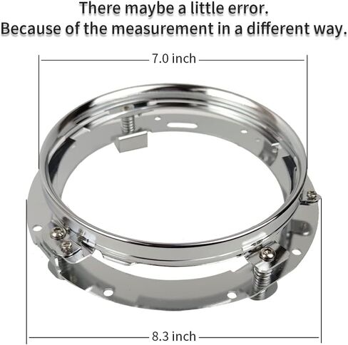 أسود Mtorcycle العلوي حلقة قوس 7 بوصة Led جولة تقليم حلقة تصاعد قوس in Kuwait
