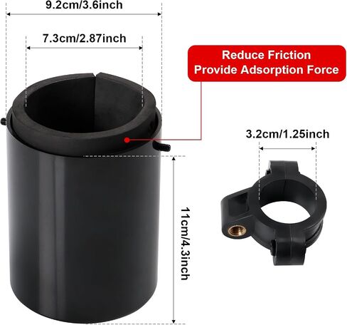 Motorcycle Cup Holder,360° Swivel Handle,Anti-Corrosion and Waterproof Bike Cup Drink Holder,Easy to Install, Universal Water Bottle Holder for 1"-1.25" Handlebar,for Scooter, Boat, Kayak,ATV,Bicycle in Saudi Arabia