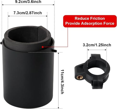 Motorcycle Cup Holder,360° Swivel Handle,Anti-Corrosion and Waterproof Bike Cup Drink Holder,Easy to Install, Universal Water Bottle Holder for 1"-1.25" Handlebar,for Scooter, Boat, Kayak,ATV,Bicycle in Saudi Arabia