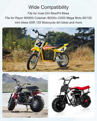 7/8" 22 mm Handlebar Risers, Bike Handlebar Mount Clamp Riser Fits for Razor MX650 Coleman Bt200x Ct200 Mega Moto 80/105 mini bikes SSR 125 Motocycle dirt bikes 50 70 125cc XR/CRF Dirt Pit Bike in Saudi Arabia