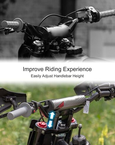7/8" 22 mm Handlebar Risers, Bike Handlebar Mount Clamp Riser Fits for Razor MX650 Coleman Bt200x Ct200 Mega Moto 80/105 mini bikes SSR 125 Motocycle dirt bikes 50 70 125cc XR/CRF Dirt Pit Bike in Saudi Arabia