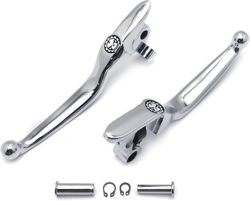 HTTMT MT241-026-CD Parts Chrome Brake Clutch Hand Lever Compatible with Harley 2008-2013 Touring and Trike Models 2014-later FLHR and FLHRC (Does NOT for Models Equipped with Hydraulic Clutch) in Saudi Arabia