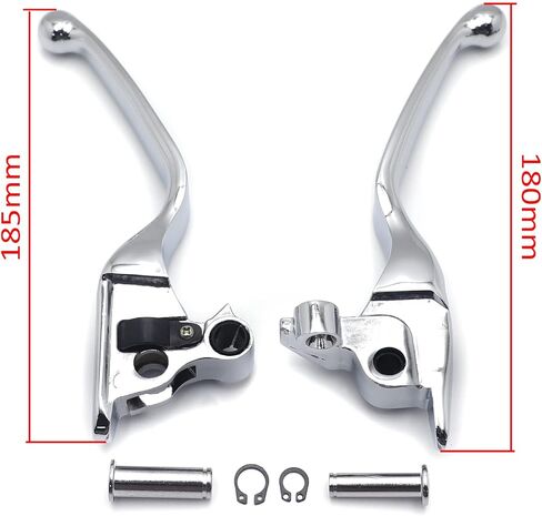HTTMT MT241-026-CD Parts Chrome Brake Clutch Hand Lever Compatible with Harley 2008-2013 Touring and Trike Models 2014-later FLHR and FLHRC (Does NOT for Models Equipped with Hydraulic Clutch) in Saudi Arabia