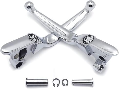 HTTMT MT241-026-CD Parts Chrome Brake Clutch Hand Lever Compatible with Harley 2008-2013 Touring and Trike Models 2014-later FLHR and FLHRC (Does NOT for Models Equipped with Hydraulic Clutch) in Saudi Arabia