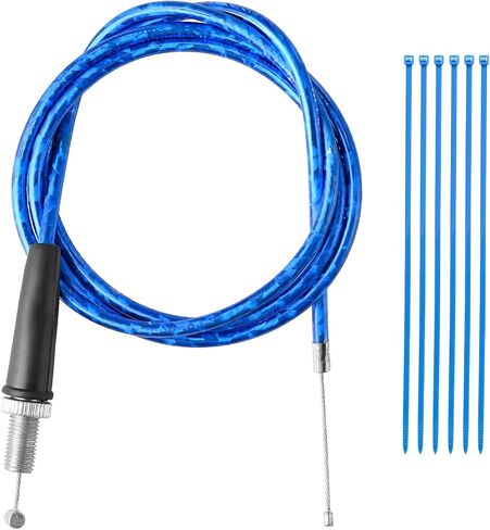 Mini Bike Throttle Cable 50 inch Flexible steel inner core Overlay Color laser film (Red） in Saudi Arabia