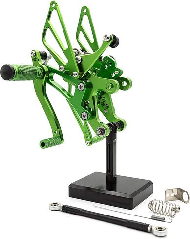FXCNC CNC 98-03 R1 مجموعة خلفية للدراجة النارية أوتاد قدم مجموعة خلفية مساند قدم قابلة للتعديل بالكامل متوافقة مع YZF R1 1998 1999 2000 2001 2002 2003 in Saudi Arabia