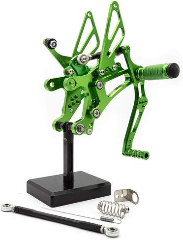 FXCNC CNC 98-03 R1 مجموعة خلفية للدراجة النارية أوتاد قدم مجموعة خلفية مساند قدم قابلة للتعديل بالكامل متوافقة مع YZF R1 1998 1999 2000 2001 2002 2003 in Saudi Arabia