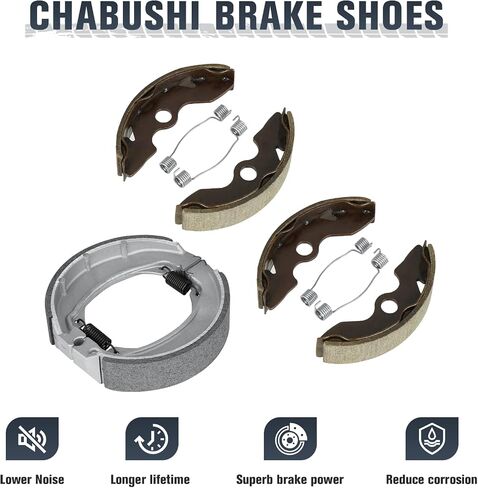 Front Rear Brake Shoes for Honda TRX 250 TE Recon ES,TRX250 TM Recon 1997-2021 Drum Brake Parking Shoe Set in Saudi Arabia