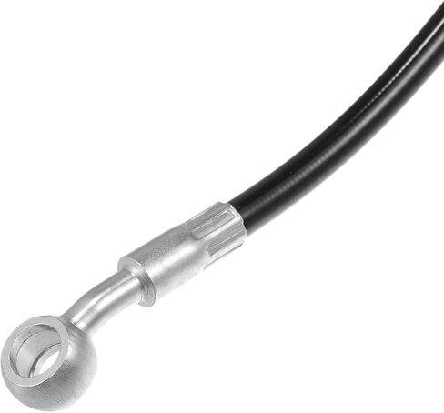 X AUTOHAUX Brake Hose Motorcycle Hydraulic Brake Line Oil Hose Pipe Fitting for ATV Motorcycle Motocross Racing Bike 100cm Black 1 Set in Saudi Arabia