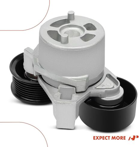 A-Premium Belt Tensioner Assembly with Pulley Compatible with Ford Excursion 2000-2003, F-250 F-350 Super Duty, E-350 E-450 Super Duty 1999-2003, Replace# F8UZ6B209CA, F8TE6B209BD in Saudi Arabia