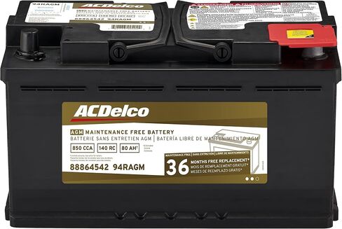 بطارية ACDelco Gold 94RAGM (88864542) ضمان لمدة 36 شهرًا AGM BCI Group 94R in Saudi Arabia