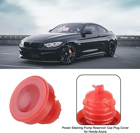 2PCS Car Hydraulic Power Steering Pump Reservoir Cap Plug Cover, Automotive Reservoir Cap Plug Cover, Compatible with MDX, RDX, RL, RSX, TL, TSX, CR-V and More, Universal Fit in Saudi Arabia