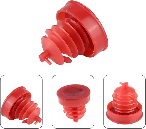 2PCS Car Hydraulic Power Steering Pump Reservoir Cap Plug Cover, Automotive Reservoir Cap Plug Cover, Compatible with MDX, RDX, RL, RSX, TL, TSX, CR-V and More, Universal Fit in Saudi Arabia